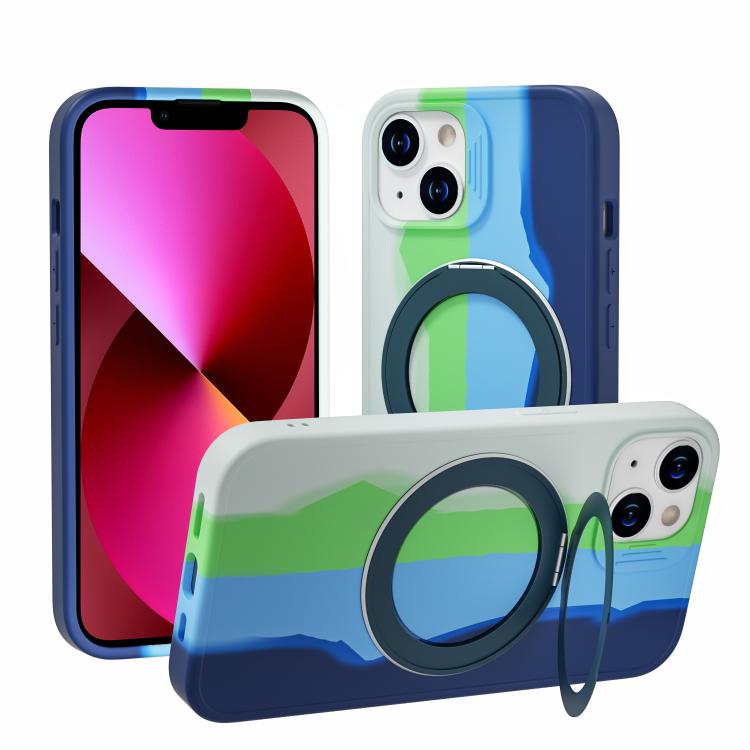 Custodia magnetica per telefono con anello girevole a 360 gradi della serie Dark Star., For iPhone 13, For iPhone 11