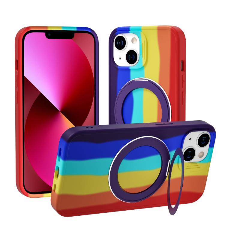Custodia magnetica per telefono con anello girevole a 360 gradi della serie Dark Star., For iPhone 13, For iPhone 11