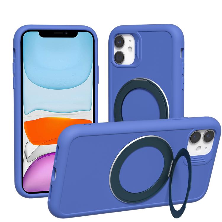 Custodia magnetica per telefono con anello girevole a 360 gradi della serie Dark Star., For iPhone 13, For iPhone 11