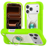 Custodia per telefono ibrida in silicone PC con doppio anello di supporto girevole a 360 gradi., For iPhone 17e / 16e, For iPhone 17 Pro Max