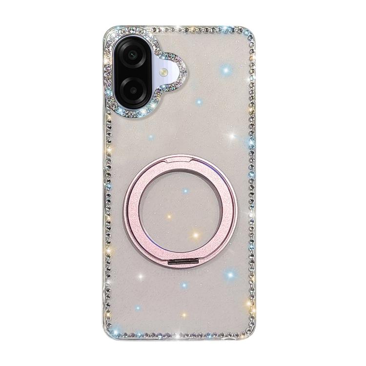 Custodia per telefono Diamond IMD con supporto magnetico in metallo e rotazione a 360°., For Samsung Galaxy A07 4G / 5G, For Samsung Galaxy A17 5G