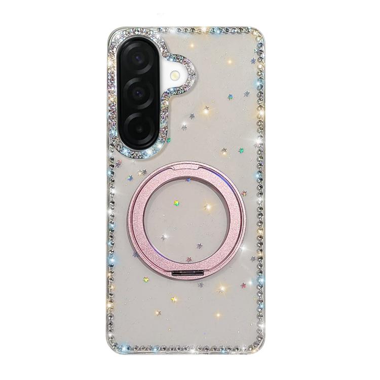 Custodia per telefono Diamond IMD con supporto magnetico in metallo e rotazione a 360°., For Samsung Galaxy A07 4G / 5G, For Samsung Galaxy A17 5G