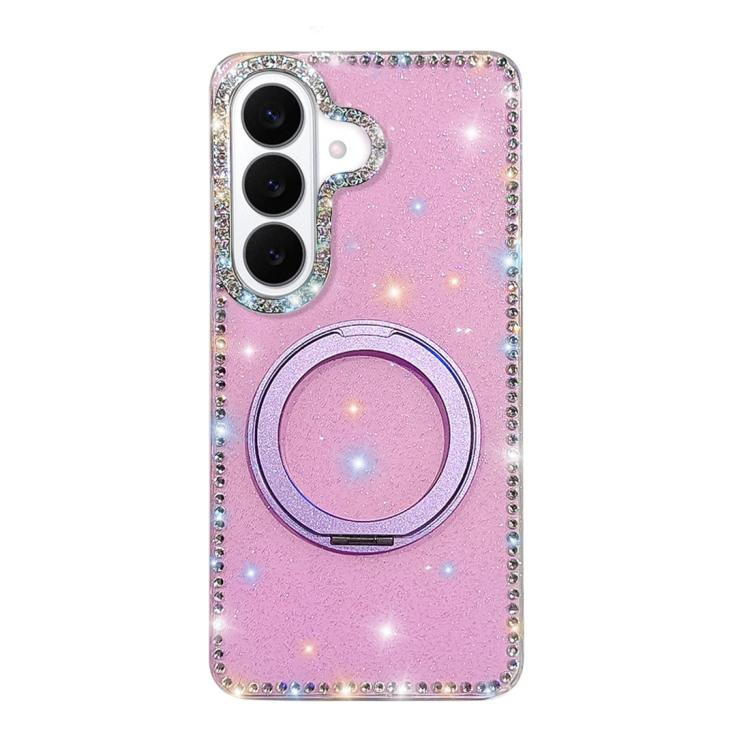 Custodia per telefono Diamond IMD con supporto magnetico in metallo e rotazione a 360°., For Samsung Galaxy S26+ 5G, For Samsung Galaxy S26 Ultra 5G