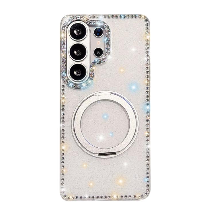 Custodia per telefono Diamond IMD con supporto magnetico in metallo e rotazione a 360°., For Samsung Galaxy S26+ 5G, For Samsung Galaxy S26 Ultra 5G