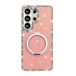 Custodia per telefono Diamond IMD con supporto magnetico in metallo e rotazione a 360°., For Samsung Galaxy S26+ 5G, For Samsung Galaxy S26 Ultra 5G