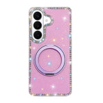Custodia per telefono Diamond IMD con supporto magnetico in metallo e rotazione a 360°., For Samsung Galaxy S26 5G, For Samsung Galaxy S25 FE 5G