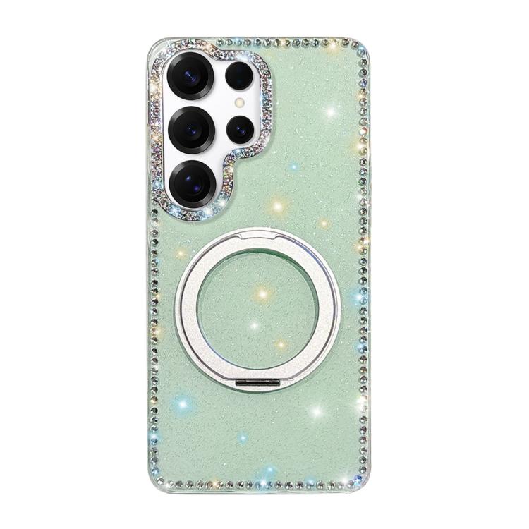 Custodia per telefono Diamond IMD con supporto magnetico in metallo e rotazione a 360°., For Samsung Galaxy S25 Ultra 5G, For Samsung Galaxy S24 FE 5G