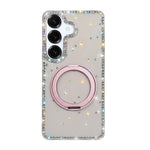 Custodia per telefono Diamond IMD con supporto magnetico in metallo e rotazione a 360°., For Samsung Galaxy S25 Ultra 5G, For Samsung Galaxy S24 FE 5G