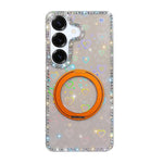 Custodia per telefono Diamond IMD con supporto magnetico in metallo e rotazione a 360°., For Samsung Galaxy S24 Ultra 5G, For Samsung Galaxy S24+ 5G