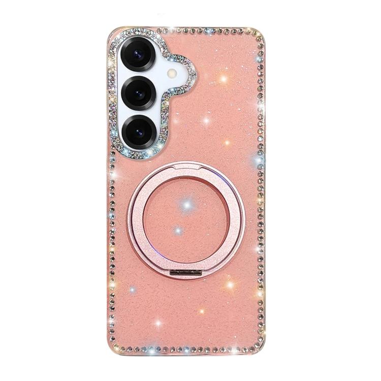 Custodia per telefono Diamond IMD con supporto magnetico in metallo e rotazione a 360°., For Samsung Galaxy S24 Ultra 5G, For Samsung Galaxy S24+ 5G