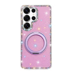 Custodia per telefono Diamond IMD con supporto magnetico in metallo e rotazione a 360°., For Samsung Galaxy S24 5G, For Samsung Galaxy S23 Ultra 5G