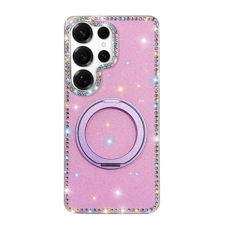 Custodia per telefono Diamond IMD con supporto magnetico in metallo e rotazione a 360°., For Samsung Galaxy S24 5G, For Samsung Galaxy S23 Ultra 5G
