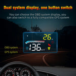 Strumento diagnostico OBD2 per auto HUD Head-up Display M17 per misuratore di velocità GPS, M17