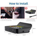 Strumento diagnostico OBD2 per auto HUD Head-up Display M17 per misuratore di velocità GPS, M17
