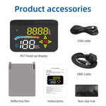 Strumento diagnostico OBD2 per auto HUD Head-up Display M17 per misuratore di velocità GPS, M17