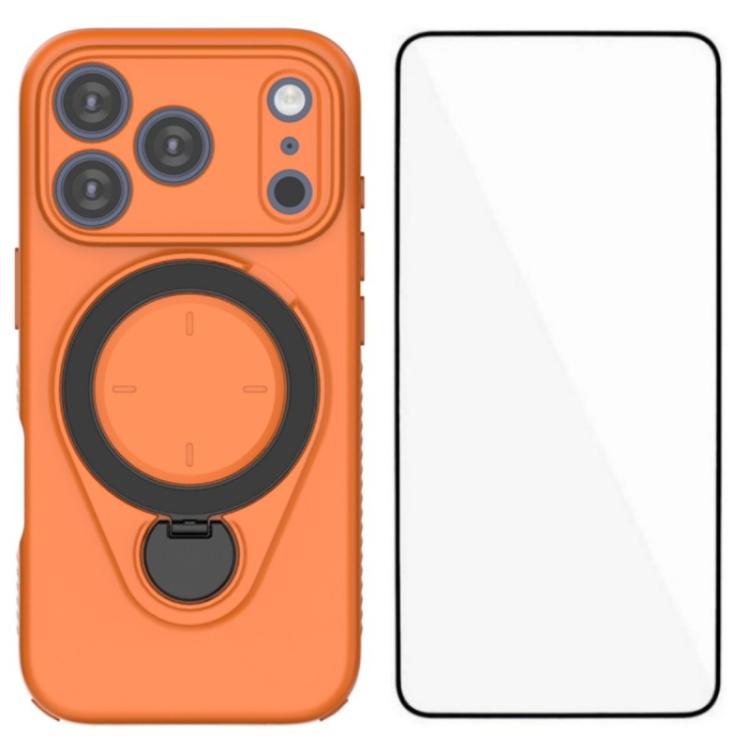 Custodia per telefono WANLONFENG con anello di supporto e protezione per lo schermo., For iPhone 17 Pro Max, For iPhone 17 Pro, For iPhone 17, For iPhone Air