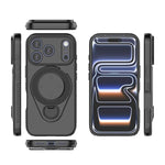 Custodia per telefono WANLONFENG con anello di supporto e protezione per lo schermo., For iPhone 17 Pro Max, For iPhone 17 Pro, For iPhone 17, For iPhone Air