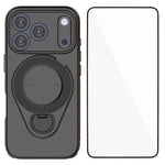 Custodia per telefono WANLONFENG con anello di supporto e protezione per lo schermo., For iPhone 17 Pro Max, For iPhone 17 Pro, For iPhone 17, For iPhone Air