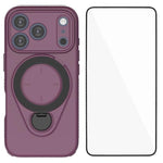 Custodia per telefono WANLONFENG con anello di supporto e protezione per lo schermo., For iPhone 17 Pro Max, For iPhone 17 Pro, For iPhone 17, For iPhone Air