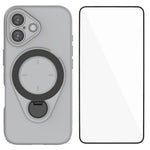 Custodia per telefono WANLONFENG con anello di supporto e protezione per lo schermo., For iPhone 17 Pro Max, For iPhone 17 Pro, For iPhone 17, For iPhone Air