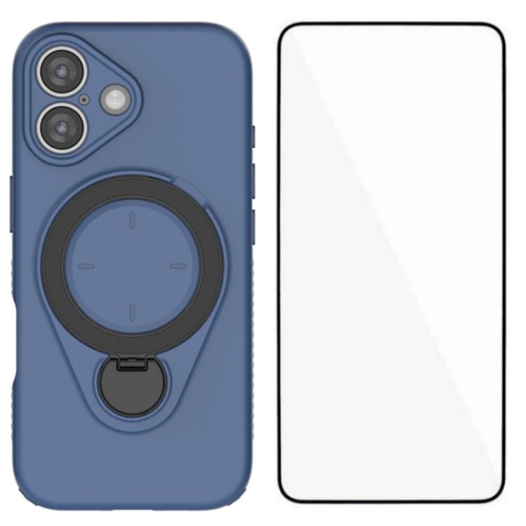 Custodia per telefono WANLONFENG con anello di supporto e protezione per lo schermo., For iPhone 17 Pro Max, For iPhone 17 Pro, For iPhone 17, For iPhone Air
