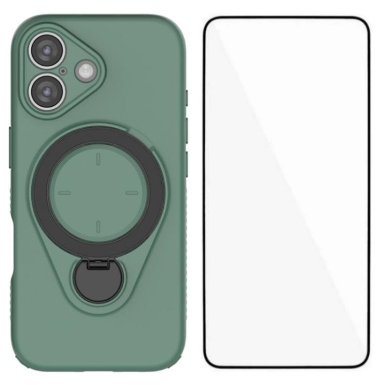 Custodia per telefono WANLONFENG con anello di supporto e protezione per lo schermo., For iPhone 17 Pro Max, For iPhone 17 Pro, For iPhone 17, For iPhone Air