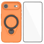 Custodia per telefono WANLONFENG con anello di supporto e protezione per lo schermo., For iPhone 17 Pro Max, For iPhone 17 Pro, For iPhone 17, For iPhone Air