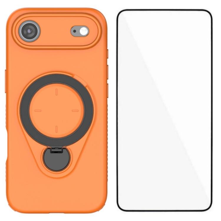 Custodia per telefono WANLONFENG con anello di supporto e protezione per lo schermo., For iPhone 17 Pro Max, For iPhone 17 Pro, For iPhone 17, For iPhone Air