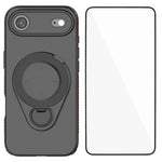 Custodia per telefono WANLONFENG con anello di supporto e protezione per lo schermo., For iPhone 17 Pro Max, For iPhone 17 Pro, For iPhone 17, For iPhone Air