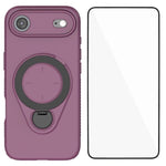 Custodia per telefono WANLONFENG con anello di supporto e protezione per lo schermo., For iPhone 17 Pro Max, For iPhone 17 Pro, For iPhone 17, For iPhone Air