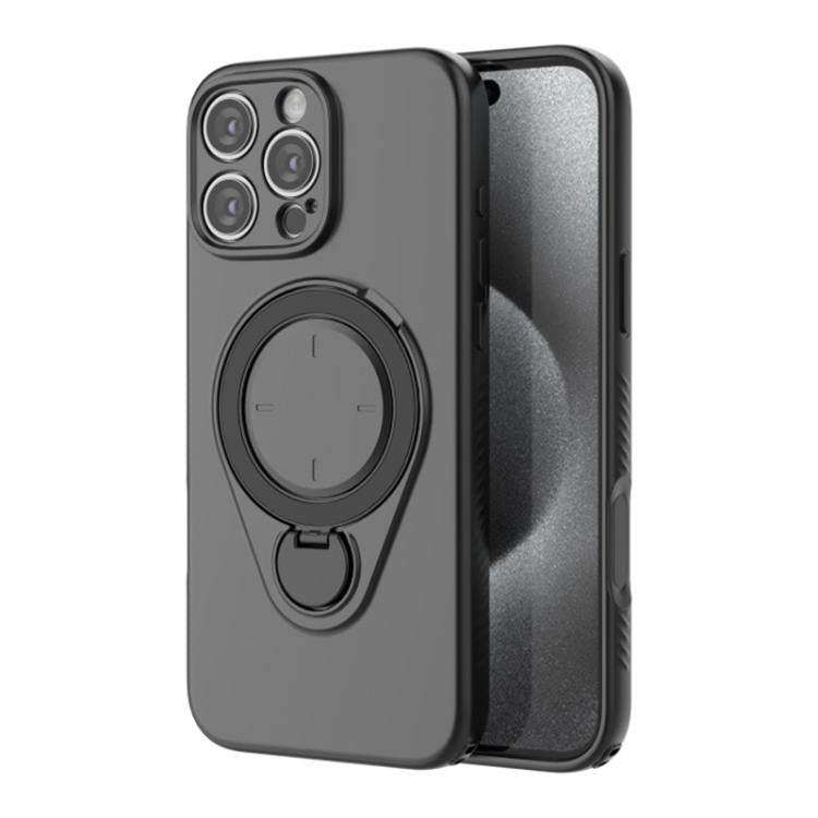 Custodia per telefono WANLONFENG con anello di supporto e protezione per lo schermo., For iPhone 15 Pro, For iPhone 14 Pro, For iPhone 14 Pro Max