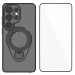 Custodia per telefono WANLONFENG con anello di supporto e protezione per lo schermo., For Samsung Galaxy S26+ 5G, For Samsung Galaxy S26 Ultra 5G, For Samsung Galaxy S26 5G, For Samsung Galaxy A57 5G