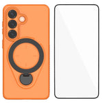Custodia per telefono WANLONFENG con anello di supporto e protezione per lo schermo., For Samsung Galaxy S26+ 5G, For Samsung Galaxy S26 Ultra 5G, For Samsung Galaxy S26 5G, For Samsung Galaxy A57 5G