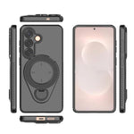 Custodia per telefono WANLONFENG con anello di supporto e protezione per lo schermo., For Samsung Galaxy S26+ 5G, For Samsung Galaxy S26 Ultra 5G, For Samsung Galaxy S26 5G, For Samsung Galaxy A57 5G