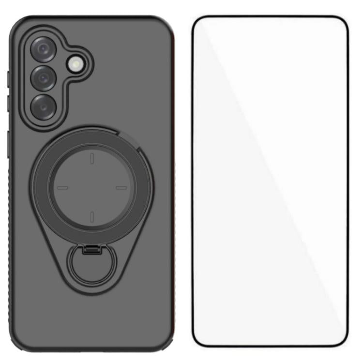 Custodia per telefono WANLONFENG con anello di supporto e protezione per lo schermo., For Samsung Galaxy A37 5G