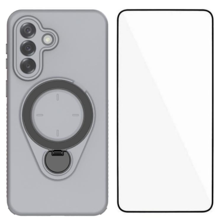 Custodia per telefono WANLONFENG con anello di supporto e protezione per lo schermo., For Samsung Galaxy A37 5G