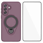 Custodia per telefono WANLONFENG con anello di supporto e protezione per lo schermo., For Samsung Galaxy A37 5G