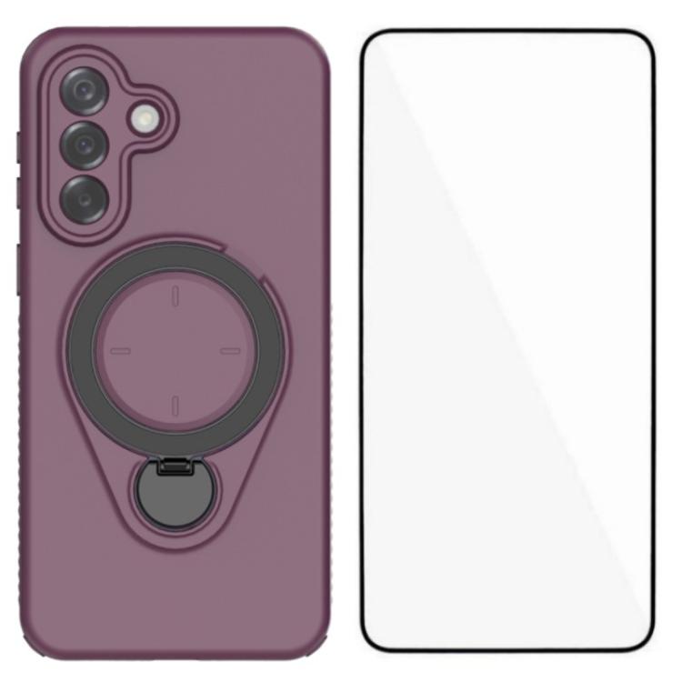 Custodia per telefono WANLONFENG con anello di supporto e protezione per lo schermo., For Samsung Galaxy A37 5G