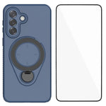 Custodia per telefono WANLONFENG con anello di supporto e protezione per lo schermo., For Samsung Galaxy A37 5G