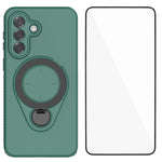 Custodia per telefono WANLONFENG con anello di supporto e protezione per lo schermo., For Samsung Galaxy A37 5G