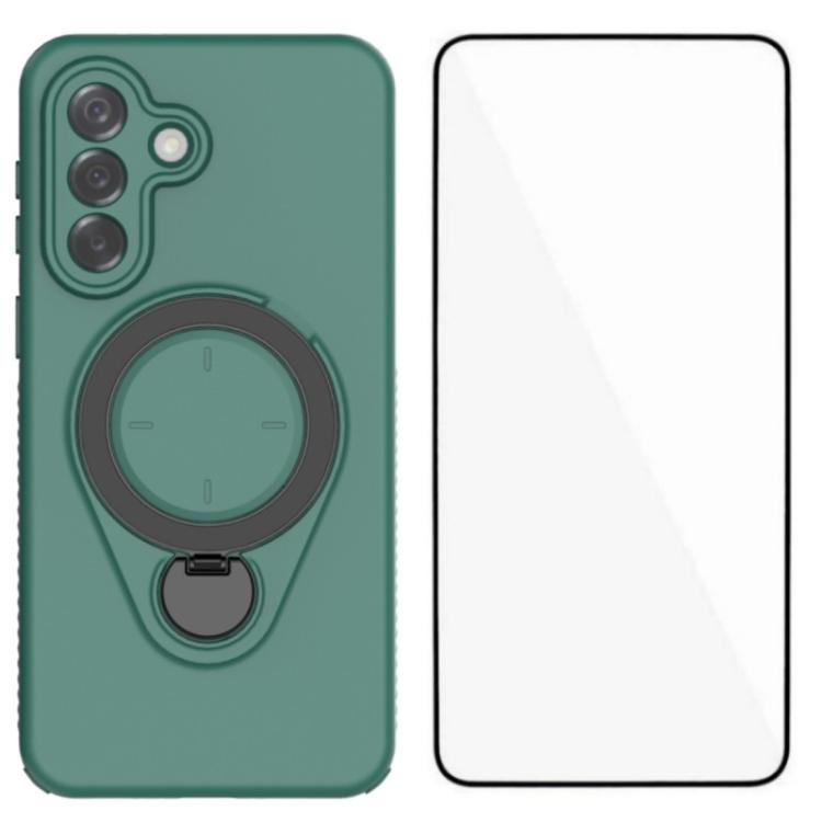 Custodia per telefono WANLONFENG con anello di supporto e protezione per lo schermo., For Samsung Galaxy A37 5G