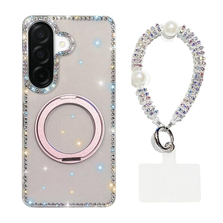 Custodia per telefono Diamond IMD con supporto magnetico in metallo e cinturino, rotazione a 360°., For Samsung Galaxy A57 5G, For Samsung Galaxy A37 5G