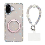 Custodia per telefono Diamond IMD con supporto magnetico in metallo e cinturino, rotazione a 360°., For Samsung Galaxy A07 4G / 5G, For Samsung Galaxy A17 5G