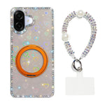 Custodia per telefono Diamond IMD con supporto magnetico in metallo e cinturino, rotazione a 360°., For Samsung Galaxy A07 4G / 5G, For Samsung Galaxy A17 5G