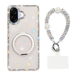 Custodia per telefono Diamond IMD con supporto magnetico in metallo e cinturino, rotazione a 360°., For Samsung Galaxy A07 4G / 5G, For Samsung Galaxy A17 5G