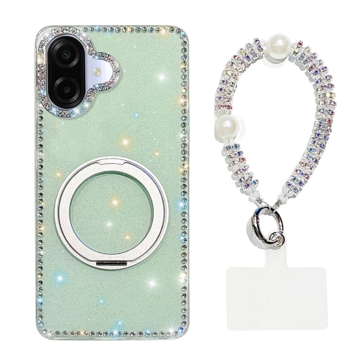 Custodia per telefono Diamond IMD con supporto magnetico in metallo e cinturino, rotazione a 360°., For Samsung Galaxy A07 4G / 5G, For Samsung Galaxy A17 5G