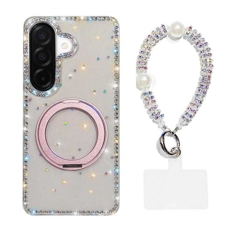 Custodia per telefono Diamond IMD con supporto magnetico in metallo e cinturino, rotazione a 360°., For Samsung Galaxy A07 4G / 5G, For Samsung Galaxy A17 5G