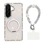 Custodia per telefono Diamond IMD con supporto magnetico in metallo e cinturino, rotazione a 360°., For Samsung Galaxy A56 5G, For Samsung Galaxy A26 5G
