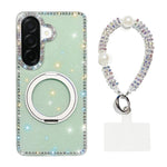 Custodia per telefono Diamond IMD con supporto magnetico in metallo e cinturino, rotazione a 360°., For Samsung Galaxy A56 5G, For Samsung Galaxy A26 5G