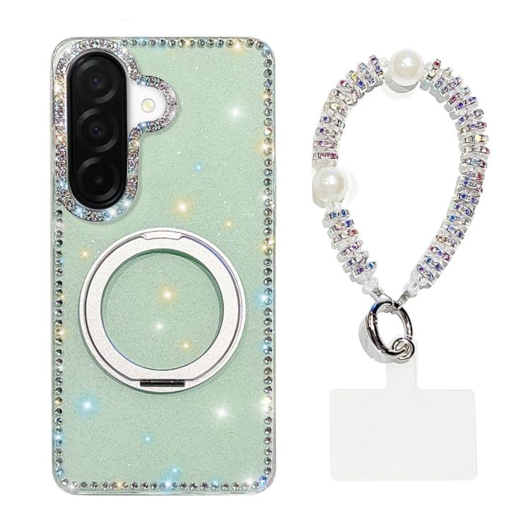 Custodia per telefono Diamond IMD con supporto magnetico in metallo e cinturino, rotazione a 360°., For Samsung Galaxy A36 5G, For Samsung Galaxy A16 5G